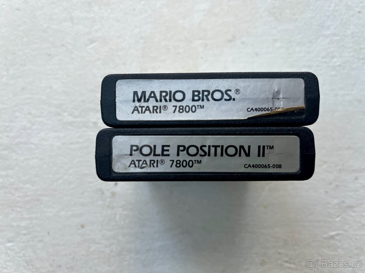 Atari 7800 hry mario bros, pole position 2 - 2