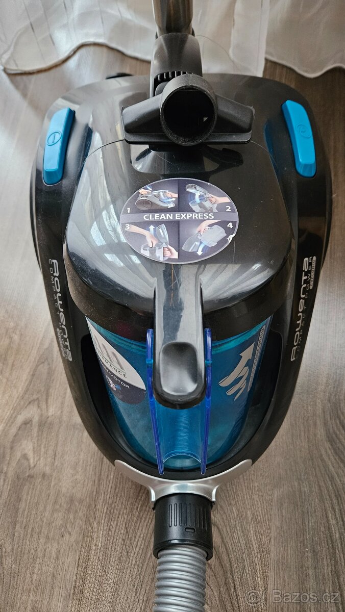 Rowenta vysavač - bezsáčkový - modrý - 2