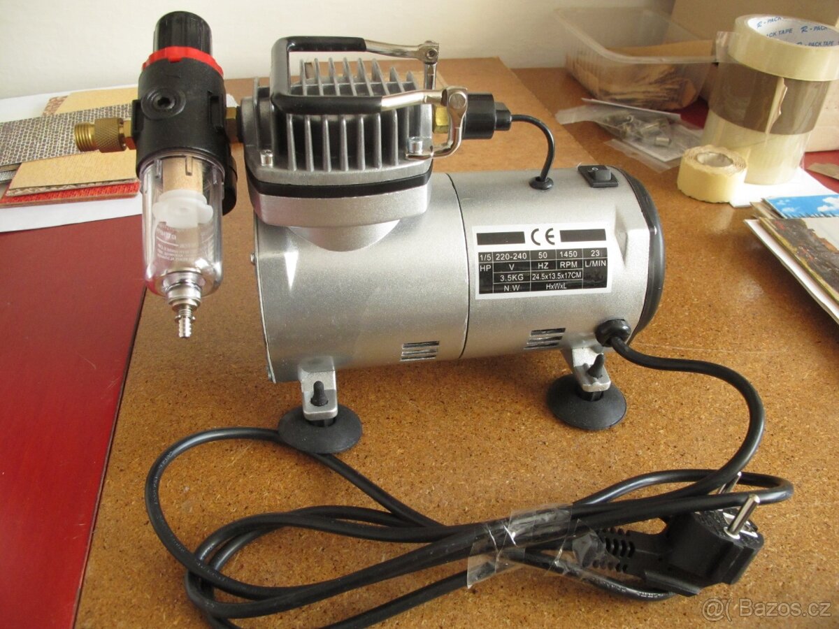 Airbrush kompressor berlan BAK 25 - 2