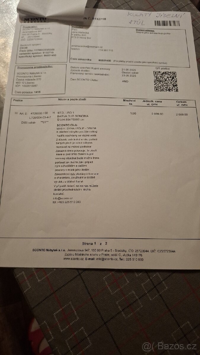 Kulaty stul Leo 1 - 2