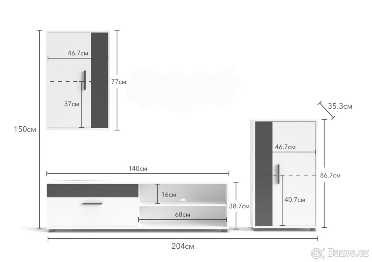 Obývací stěna - 2