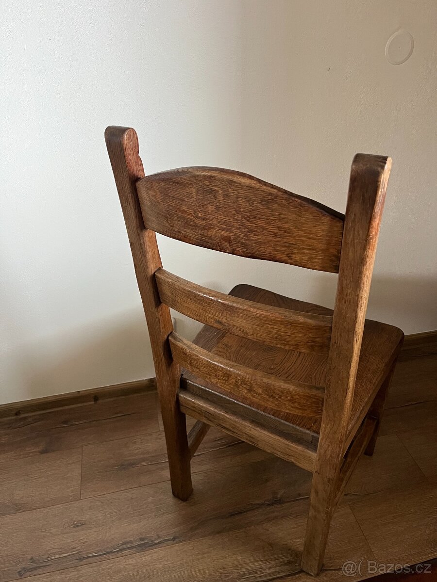 Židle z masívu 4ks - 2