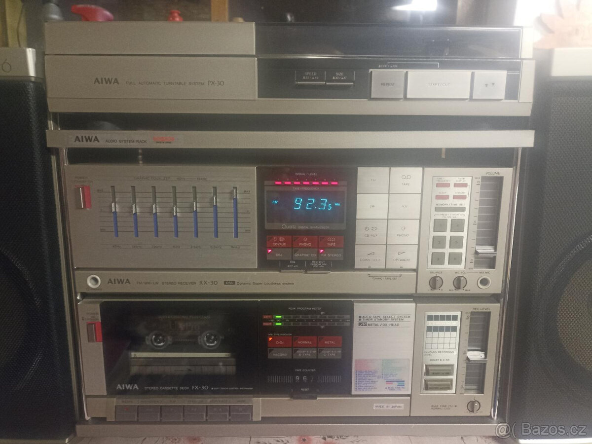 Sestava AIWA ( RX-30, FX-30, PX-3, SX-6) RACK - 2