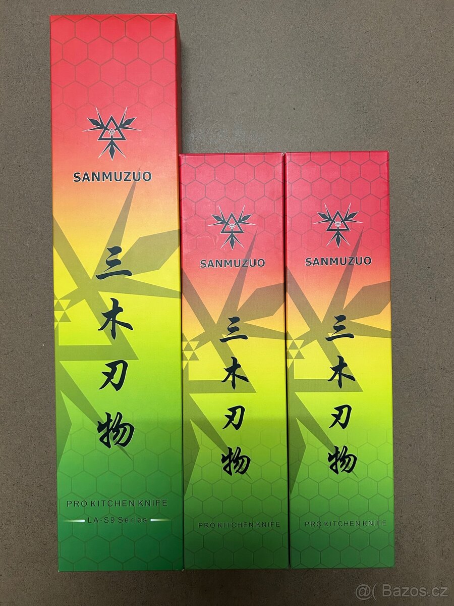 Nože Sanmuzuo LA-S9 kolekce 3ks - 2