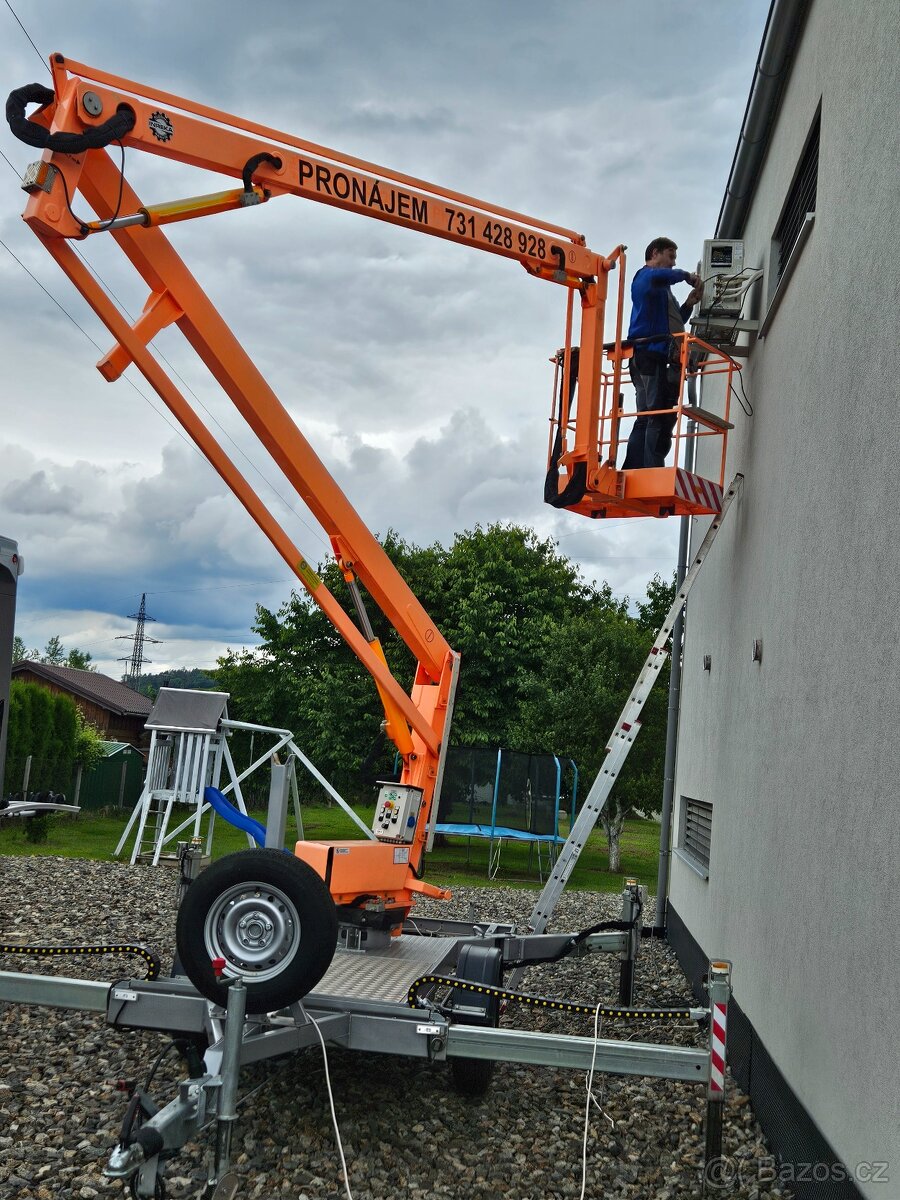 PŘÍVĚSNÁ PRACOVNÍ PLOŠINA 14 m PRONÁJEM - 2