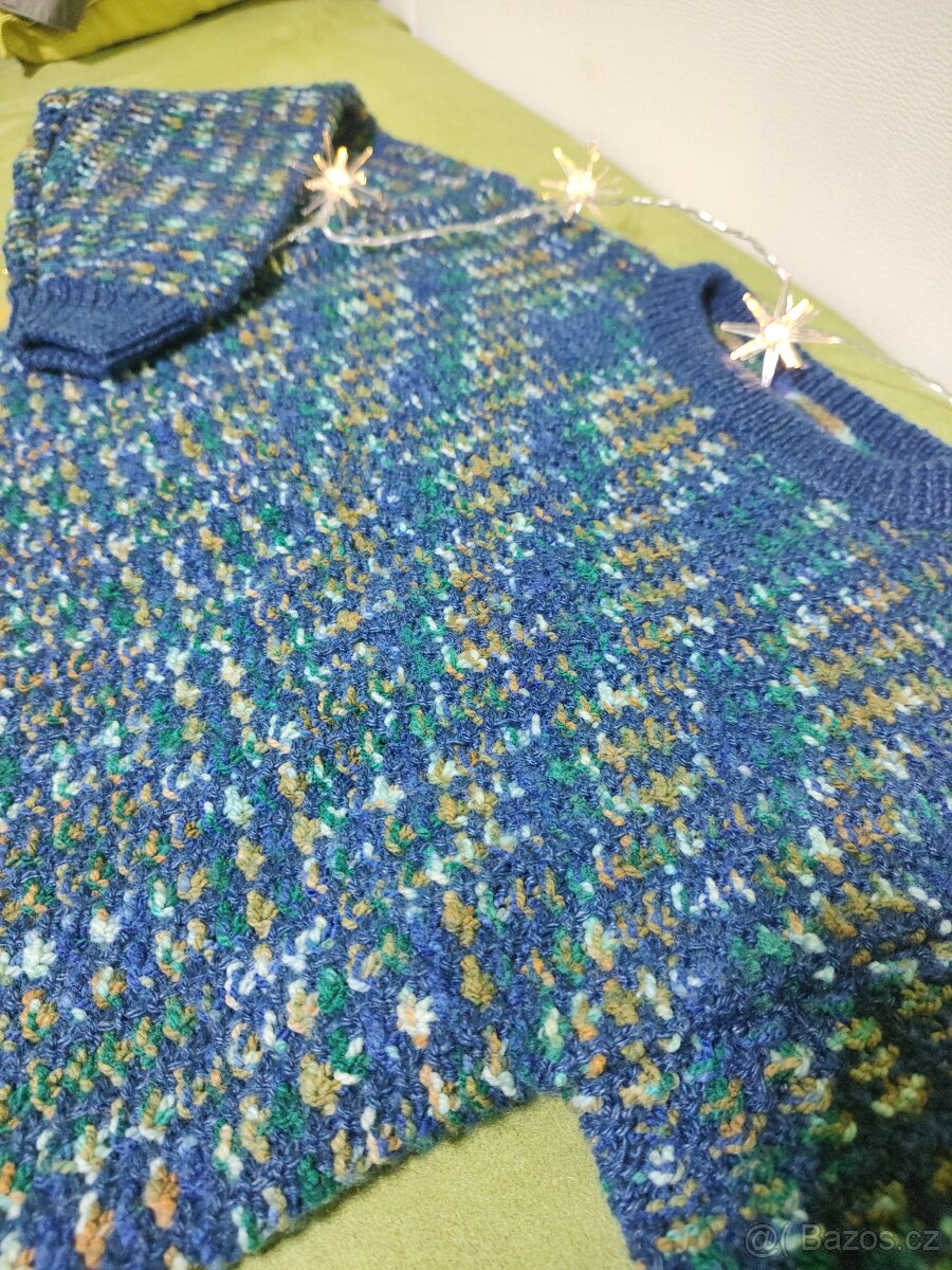 RUČNĚ pletený svetr - 2