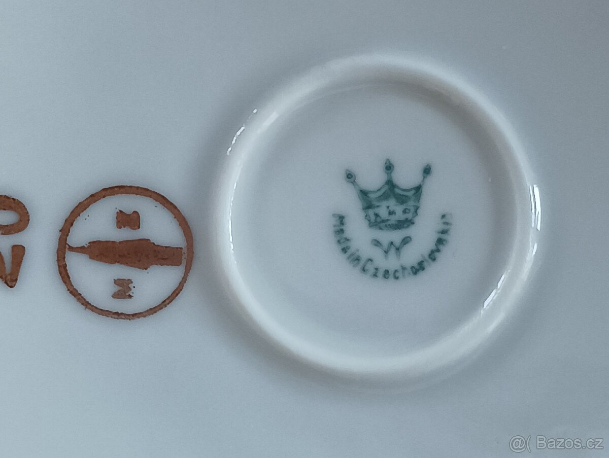 STAROŽITNÁ ART DECO PORCELÁN TERINA KMP BYSTŘÍCE - 2