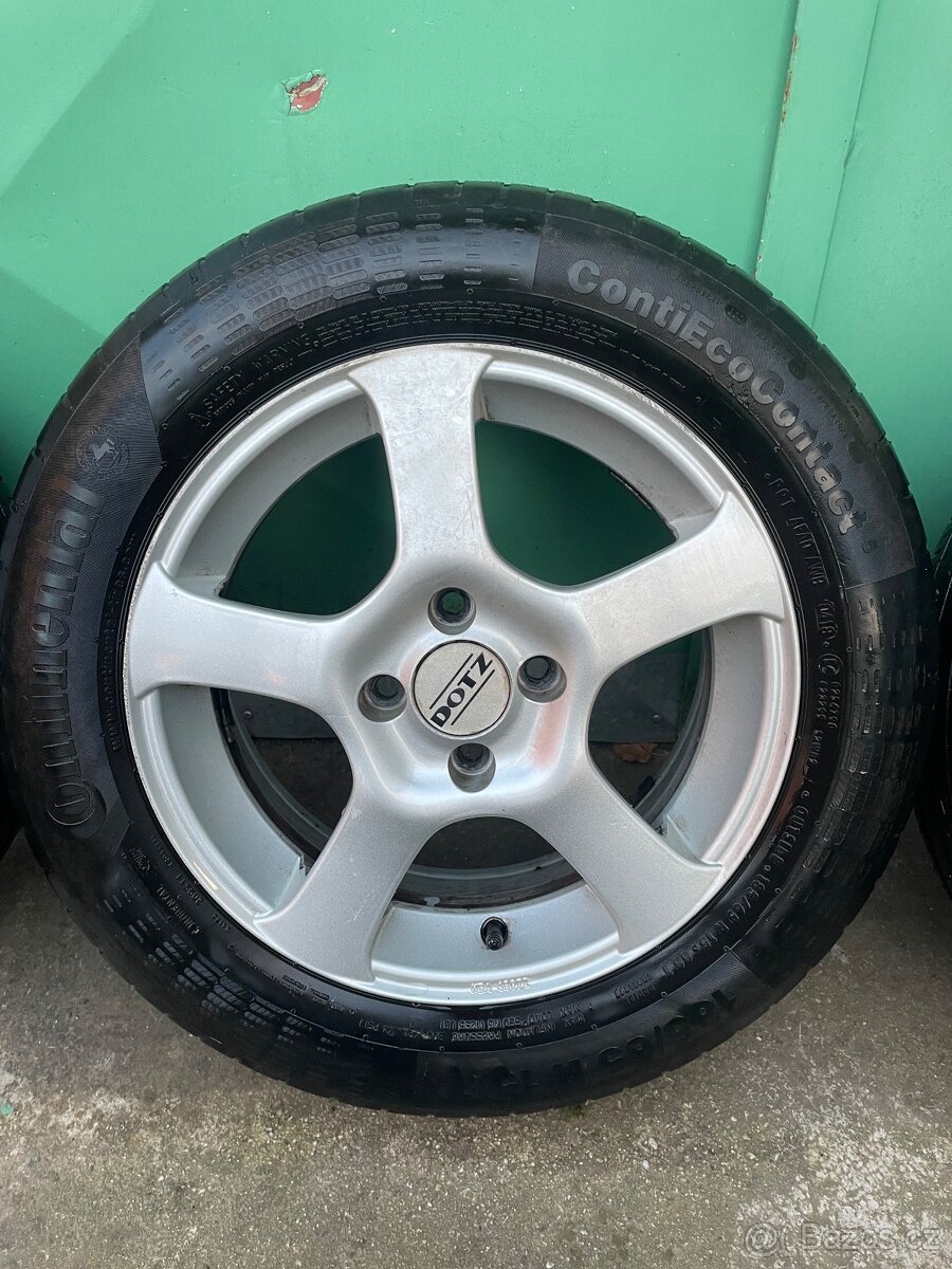 Prodám Alu kola 4×100, letní gumy - 2