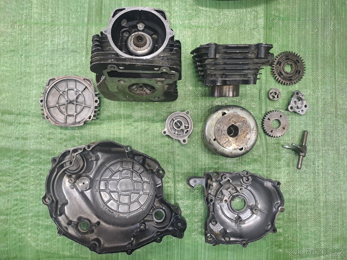 Yamaha XT 125 (SR 125) díly na starý typ - 80. léta - 2