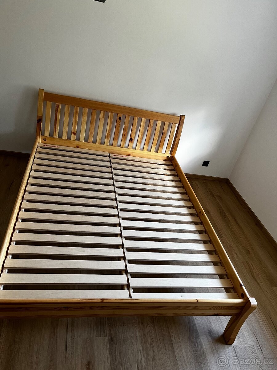 Prodám postel z masivu Borovice 160x200 - 2