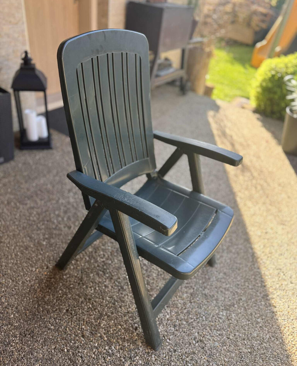 Polohovací plastové křeslo Carmen - 2