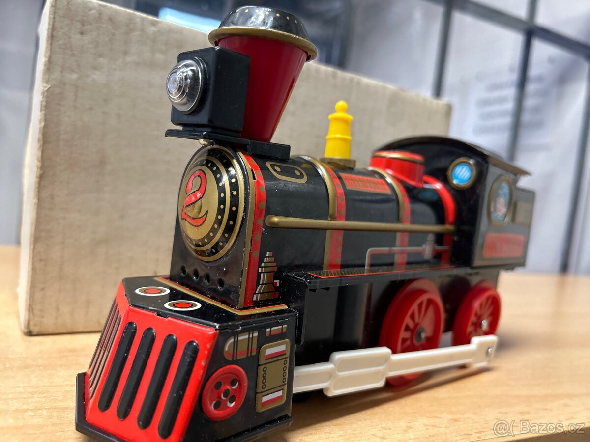 Retro vláček v krabici - 2