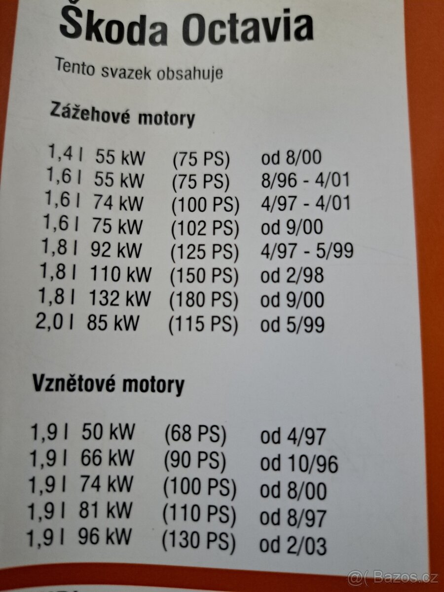 Škoda Octavia udrzba a servis. - 2