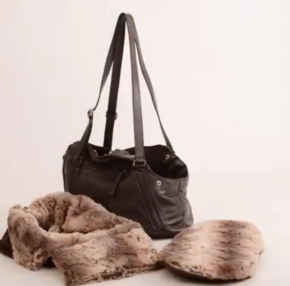 ALOKÉ KOŽENÁ KABELKA SE ZIPEM - 2