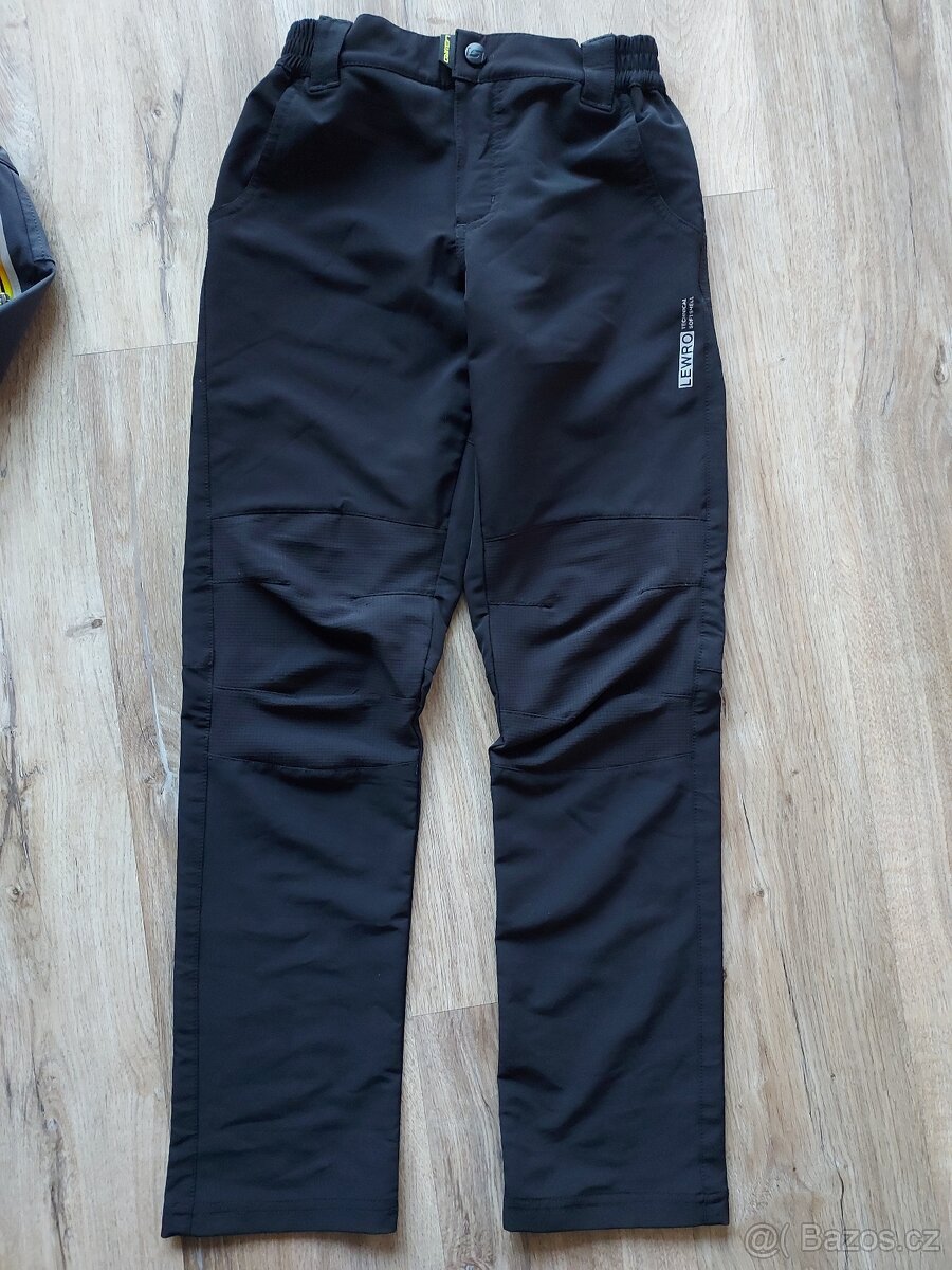 Softshellové kalhoty + tenké, vel. 140/146 - 2