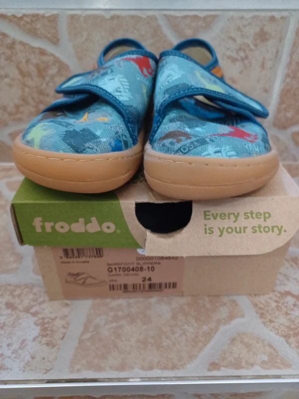 Plátěné barefoot tenisky Froddo, vel.26 - 2