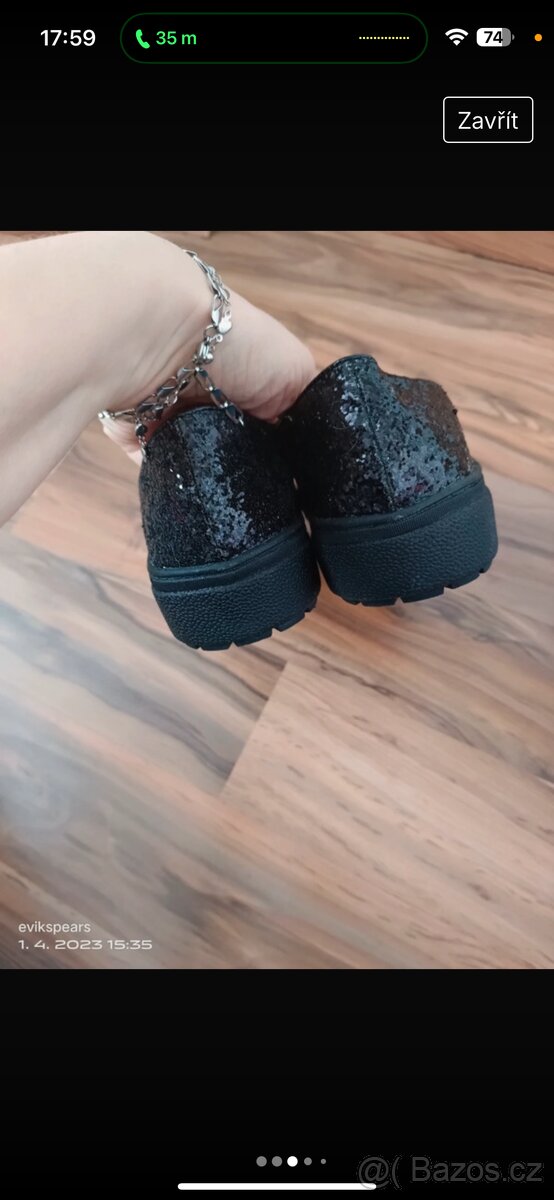 Mokasiny popbotky cerne desun 38 nove - 2