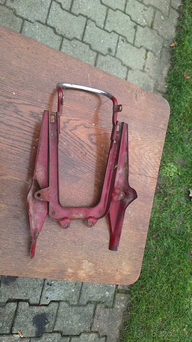 Jawa 350 blatník, padací rám, zadní plech madlo, zapalování - 2