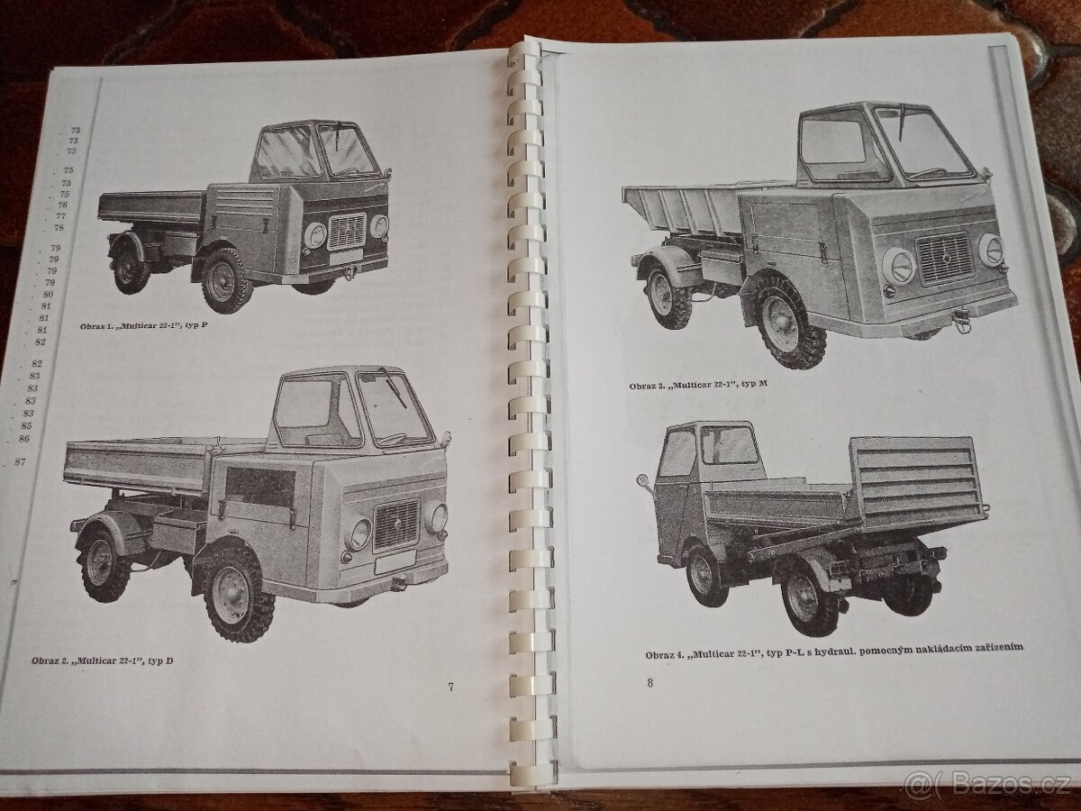 Příručka k údržbě Multicar M22 - 2