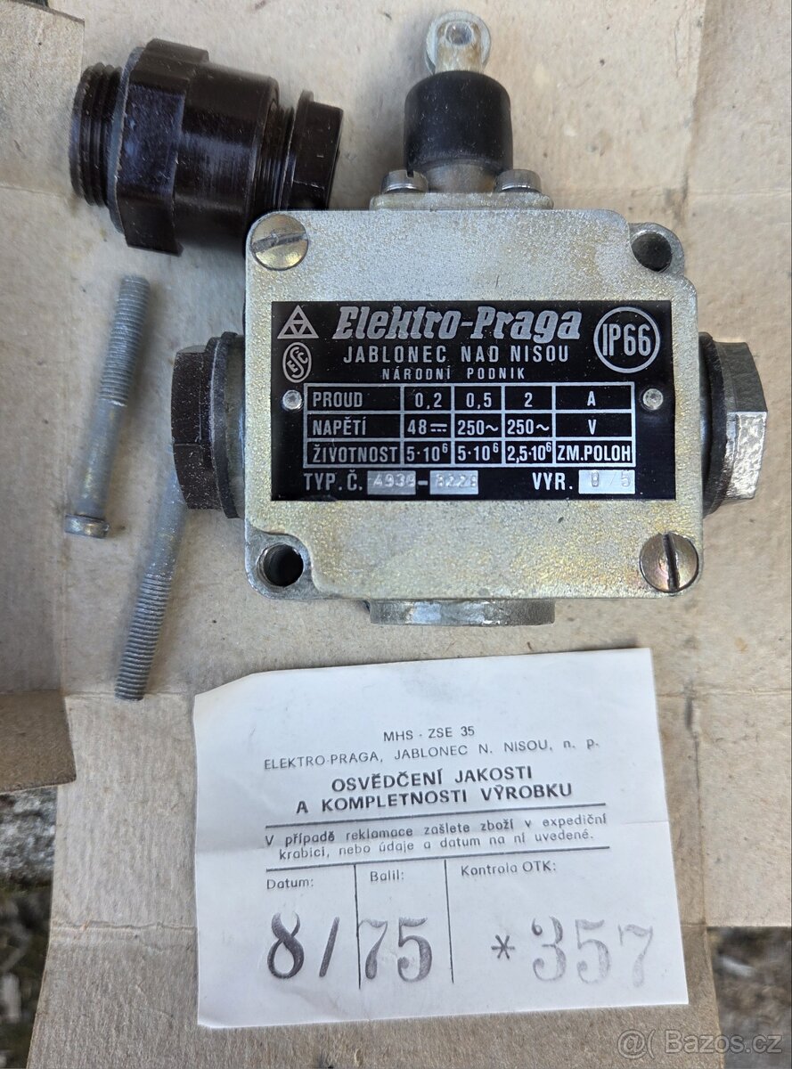 Koncový spínač Praga - 2