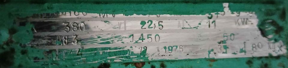 přírubový elektromotor 11kw - 2