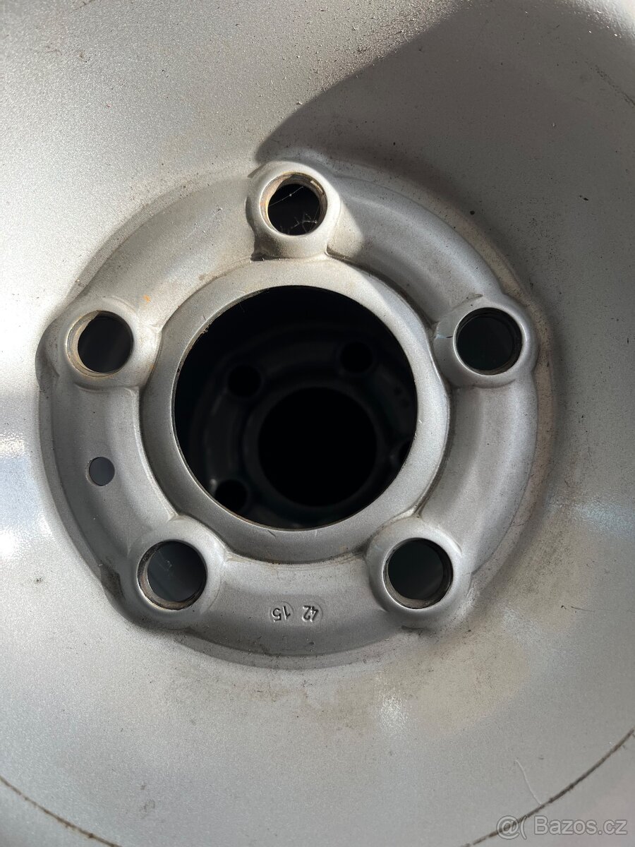 Plechové disky R16, 5x118, Et 50, 6Jx16 (zánovní stav) - 2