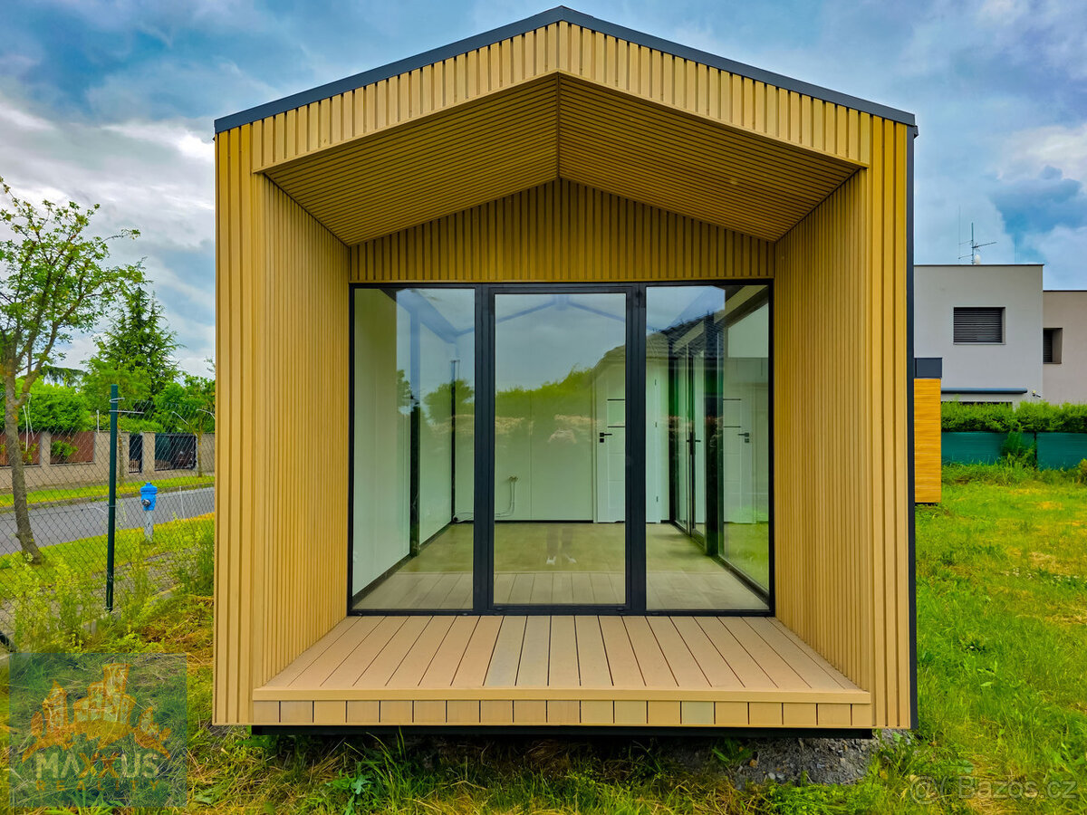 Modulový prefabrikovaný zateplený domek se sedlovou střechou - 2