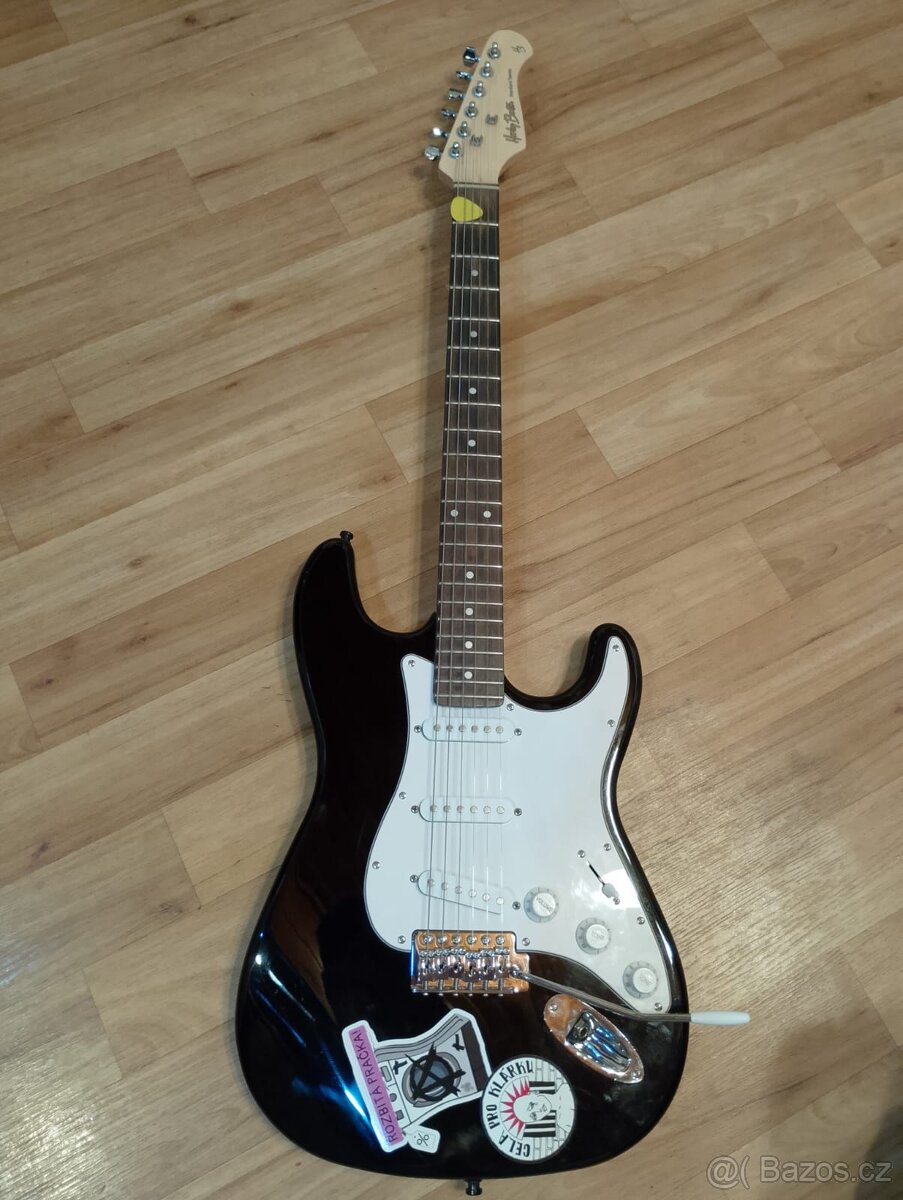 Elektrická kytara (Harley Benton ST-20 BK Standard Series) - 2