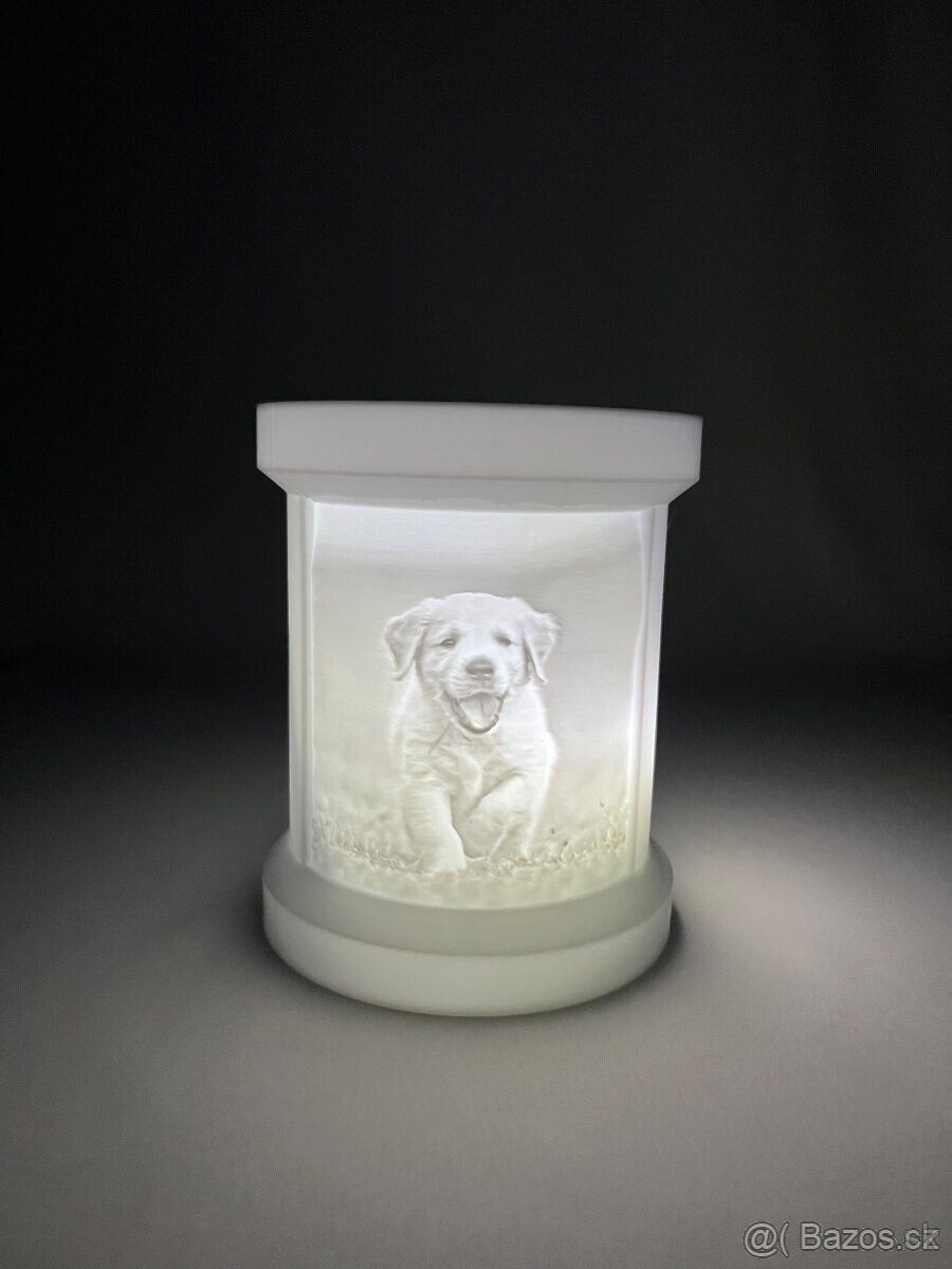3D svietiace fotky - litografia / lithophane - 2