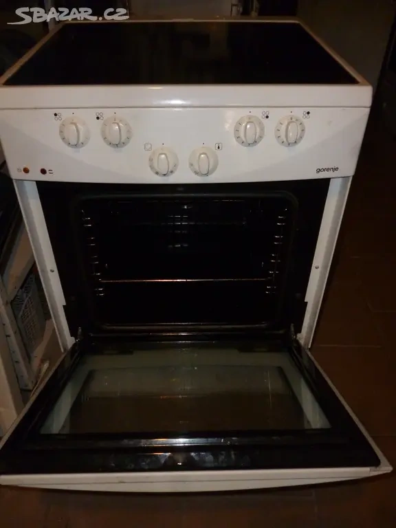 elektrický sporák gorenje na 230v ,šířka 60cm - 2
