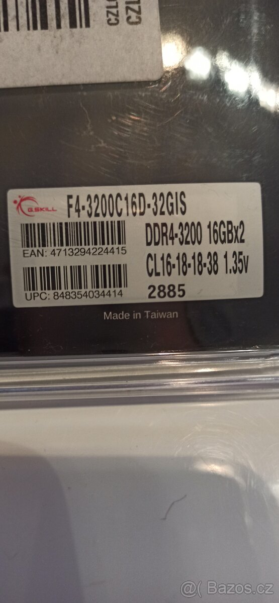 RAM DDR4 G.SKILL 2x16gb - 2