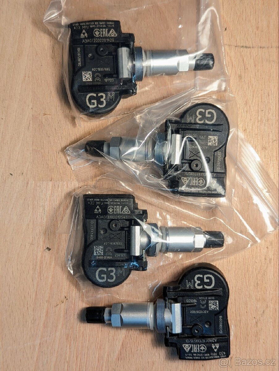 Mazda TPMS senzor tlaku, nový, sada 1699,- - 2