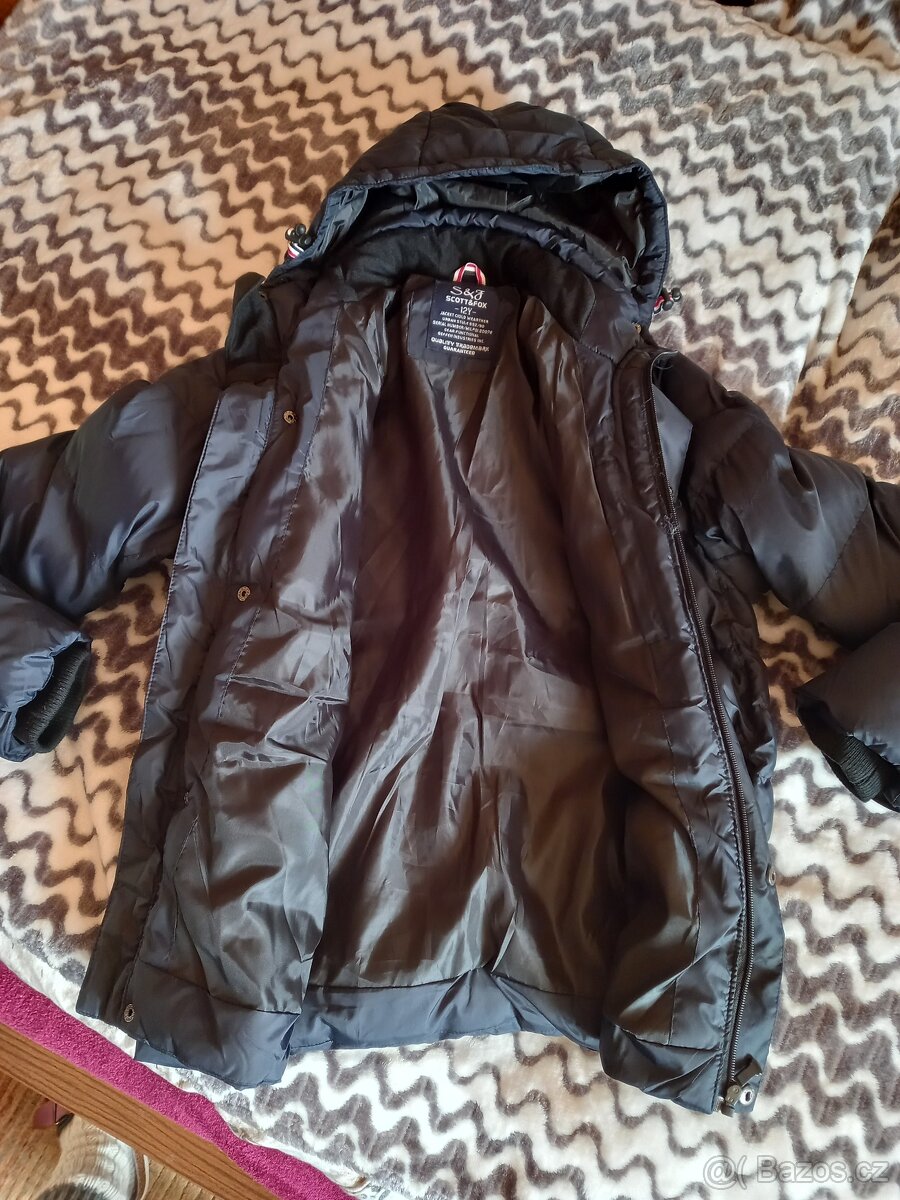 Bunda Zimní s kapucí 12 let NOVÁ - 2