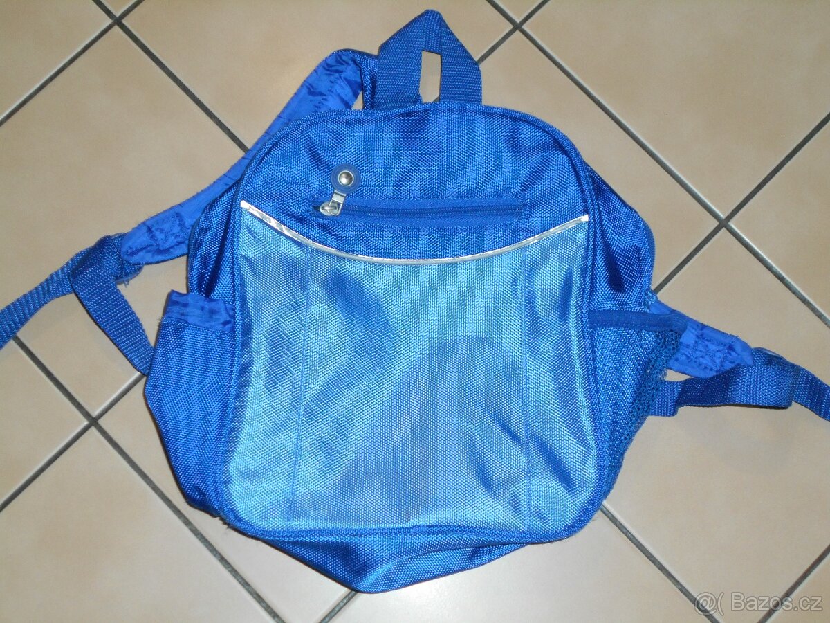 Batůžek dětský modrý. - 2