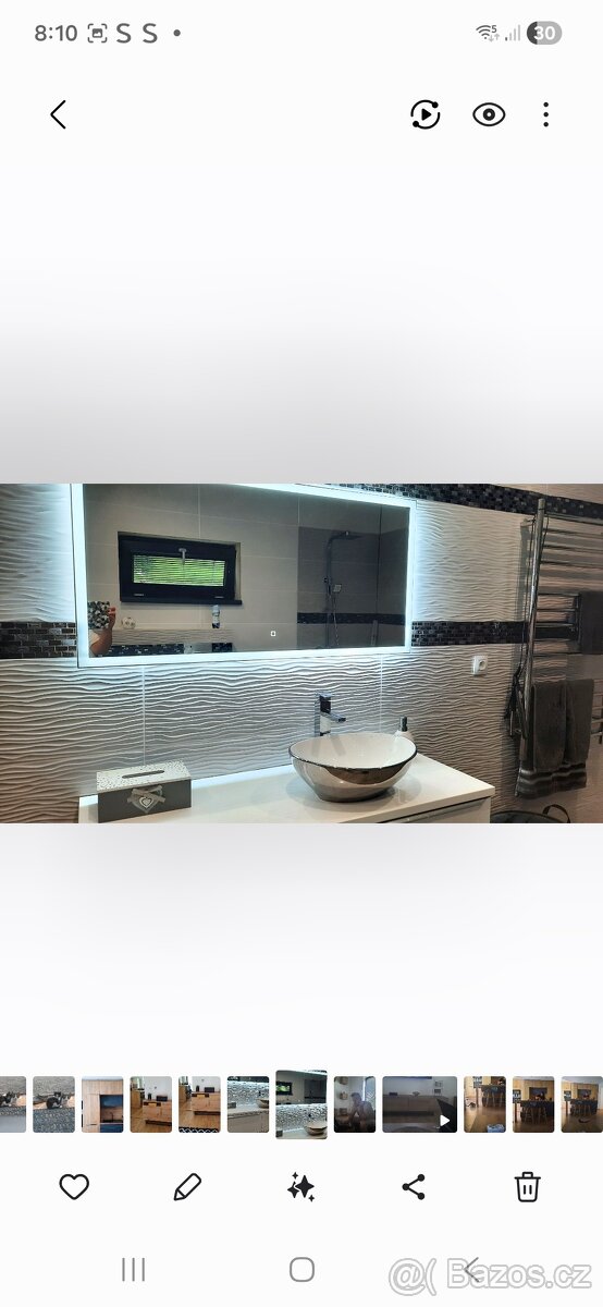 Umyvadlo s baterii. - 2