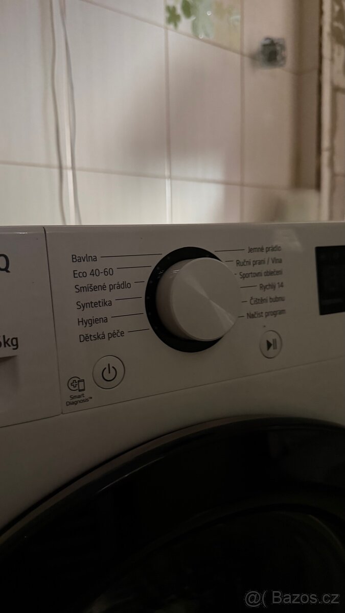 Pračka LG FA2S8V3GN6W 1,5 roku v záruce - 2
