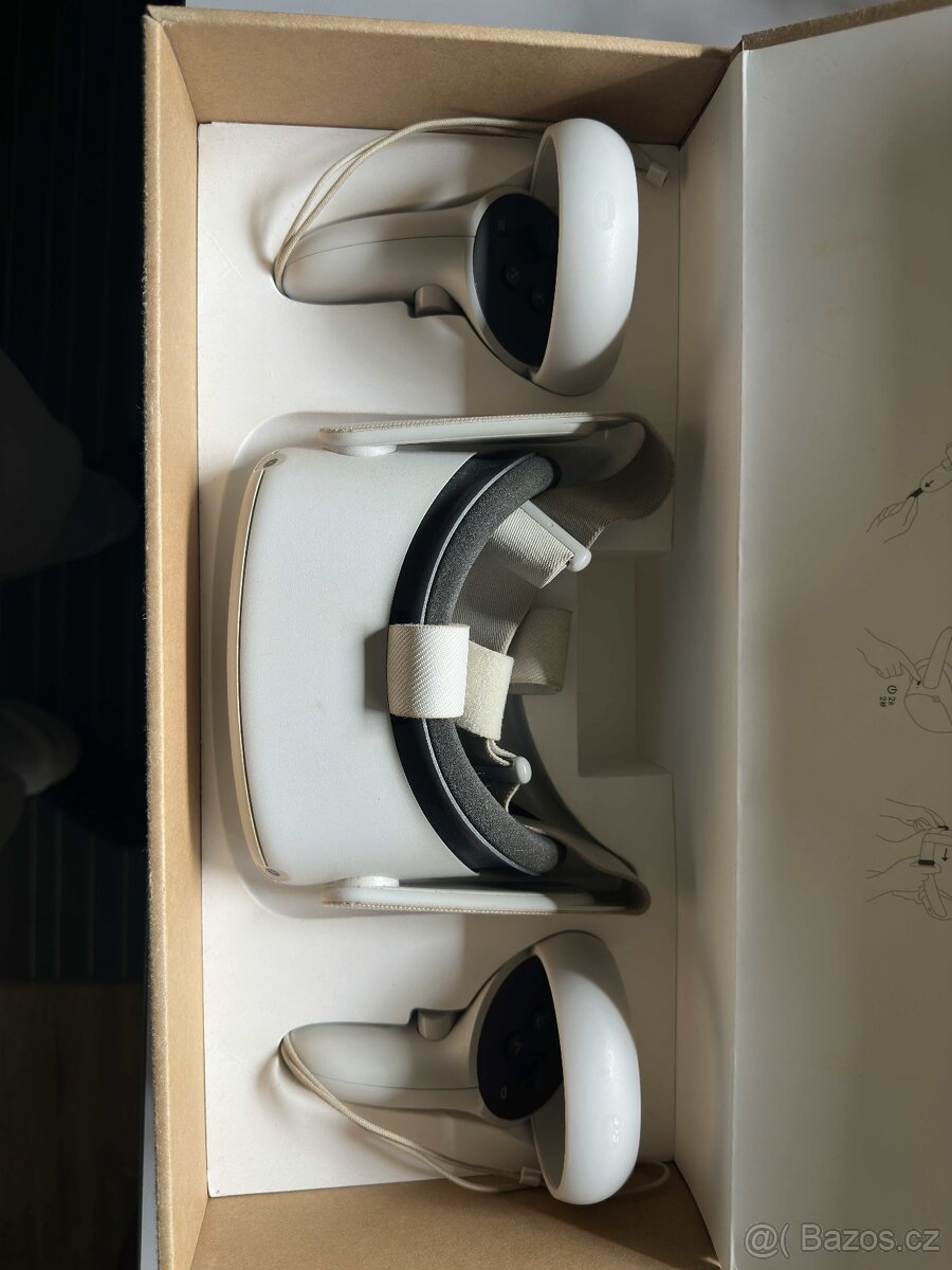 Meta Quest 2 128 GB + originální Oculus Link kabel + krabice - 2
