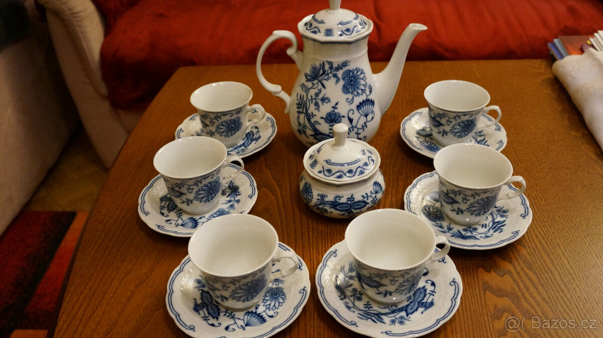 Porcelánová souprava cibulák - 2