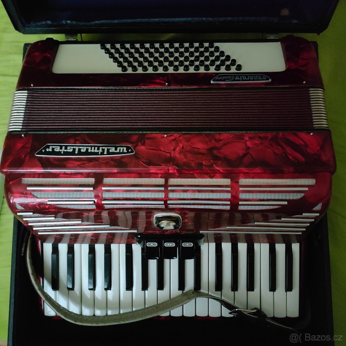 Harmonika , akordeon 72 basů Weltmeister - 2