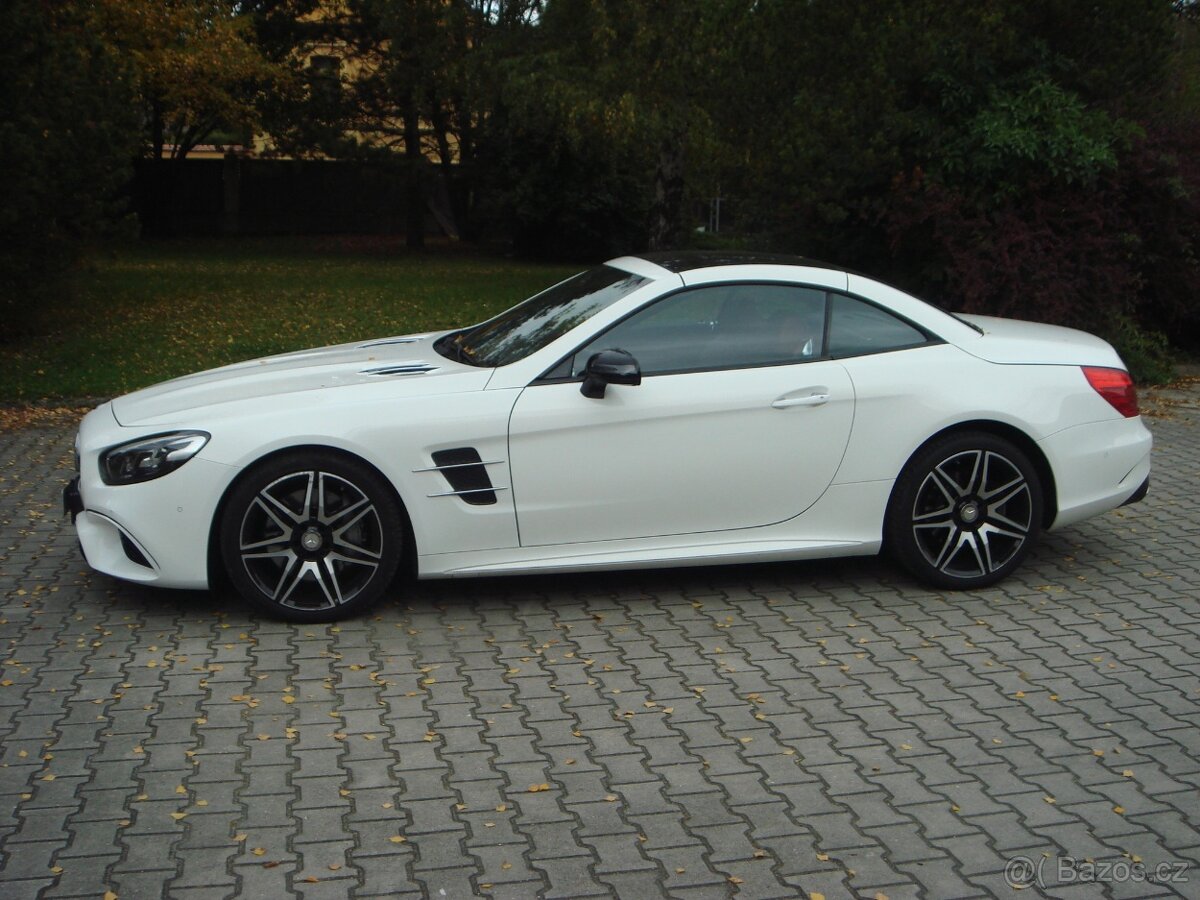 Mercedes Benz SL 400 2015 82tkm nové v ČR AMG paket - 2