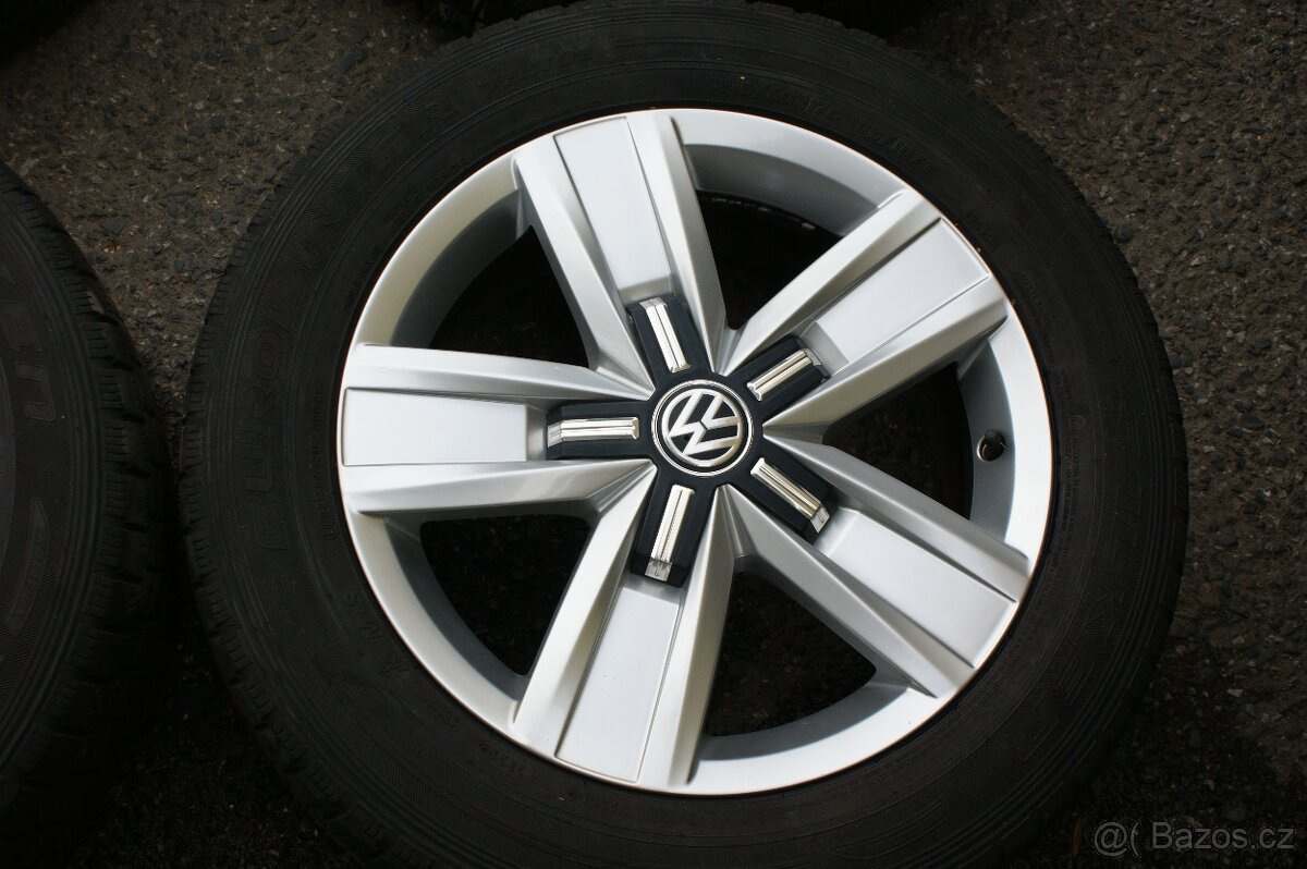 pekna alu kola original VW transporter T5 T6 zimni pneu R17 - 2