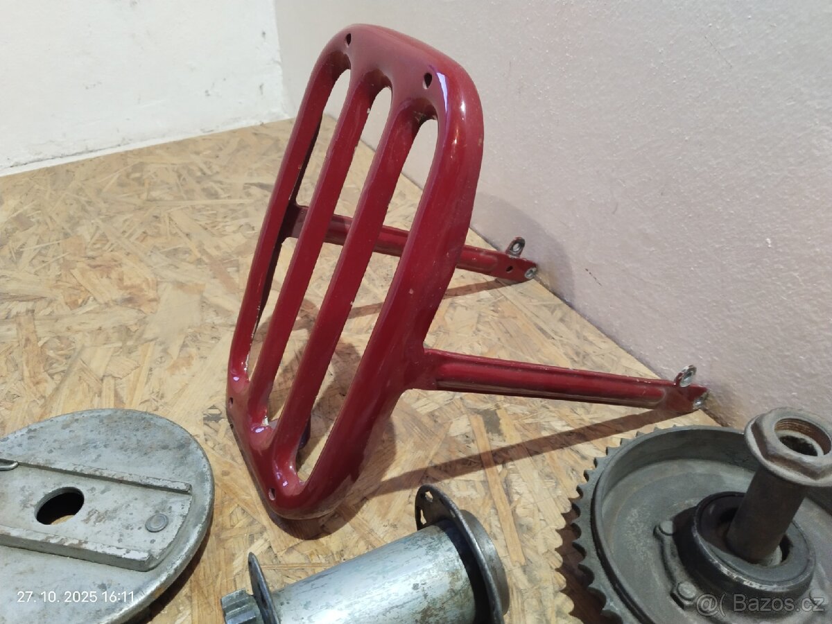 Jawa pérák FJ, Zbrojovka, Ogar 350 - díly - 2