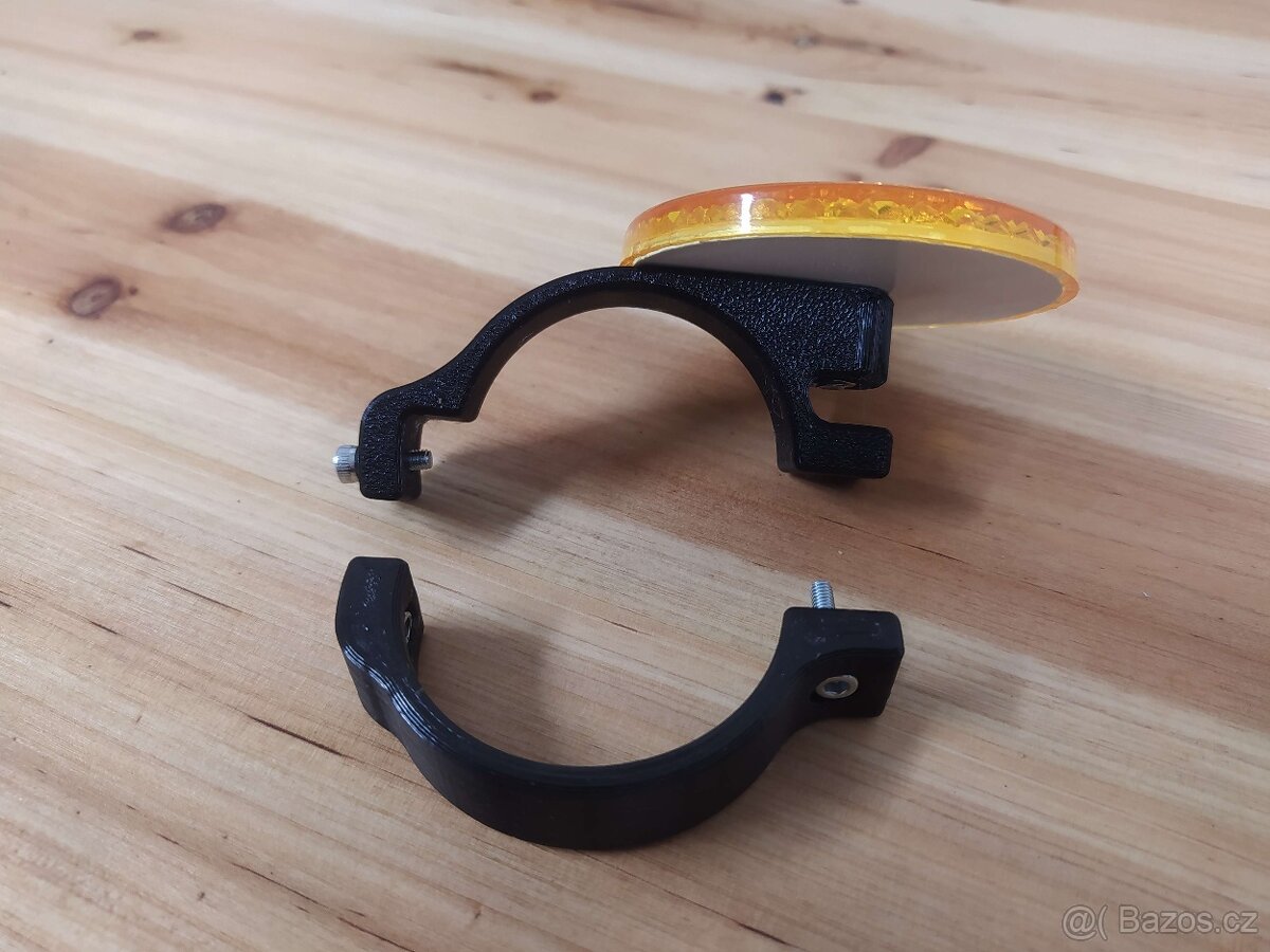 ČZ 350/472 - sada uchycení reflexní odrazky - 2