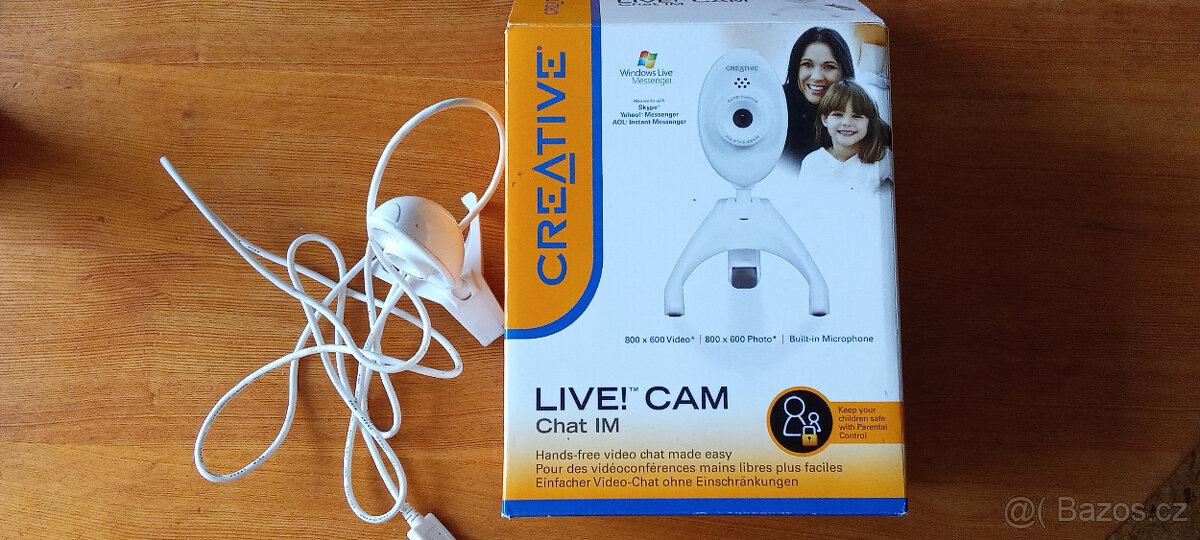 Webová kamera Live Cam Chat IM, - 2