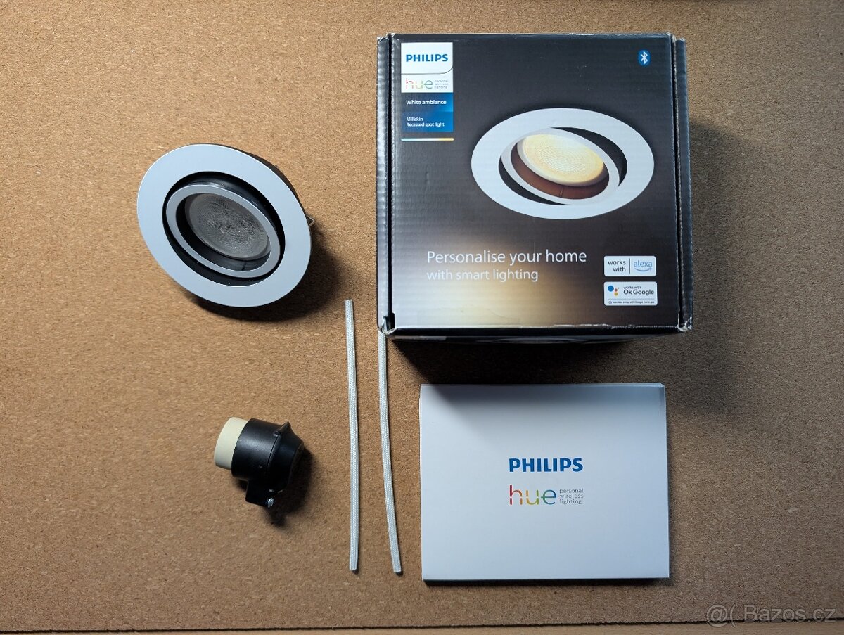 Philips Hue Milliskin kulaté GU10 White Ambiance - bílé - 2