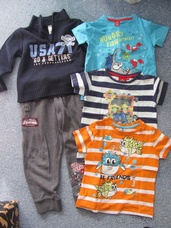Mikina - bunda - boty - kalhoty - kraťasy 1,5 až 3 roky - 2