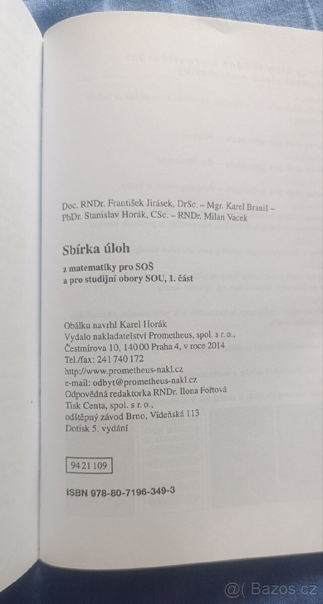 Sbírka úloh z matematiky pro SOŠ a pro studijní obory SOU - 2