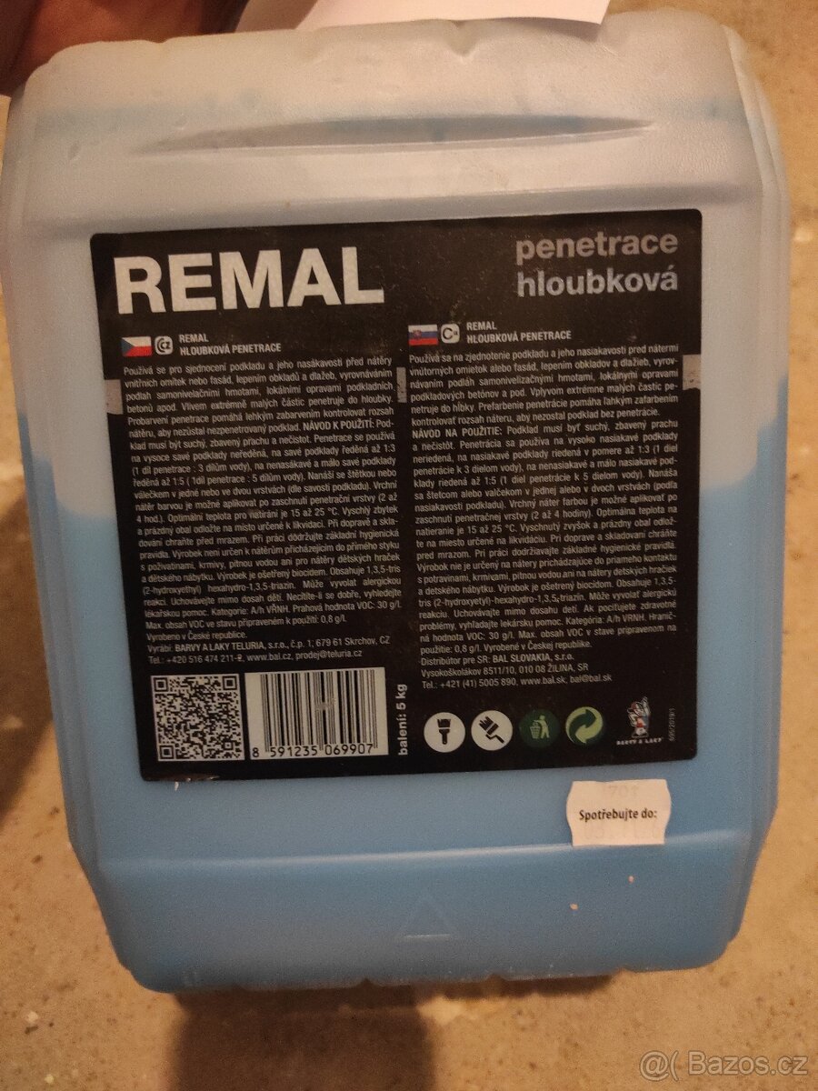 Hloubková penetrace REMAL 5Kg - 2