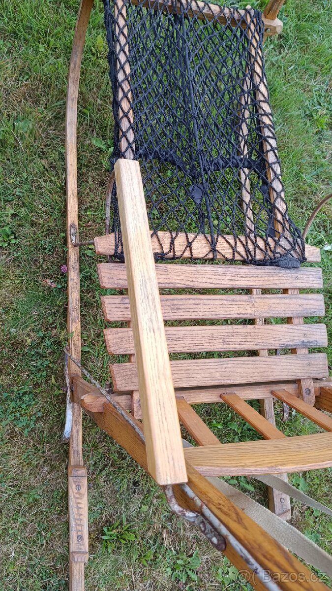 Starožitné saně vlčky , renwolf top stav - 2