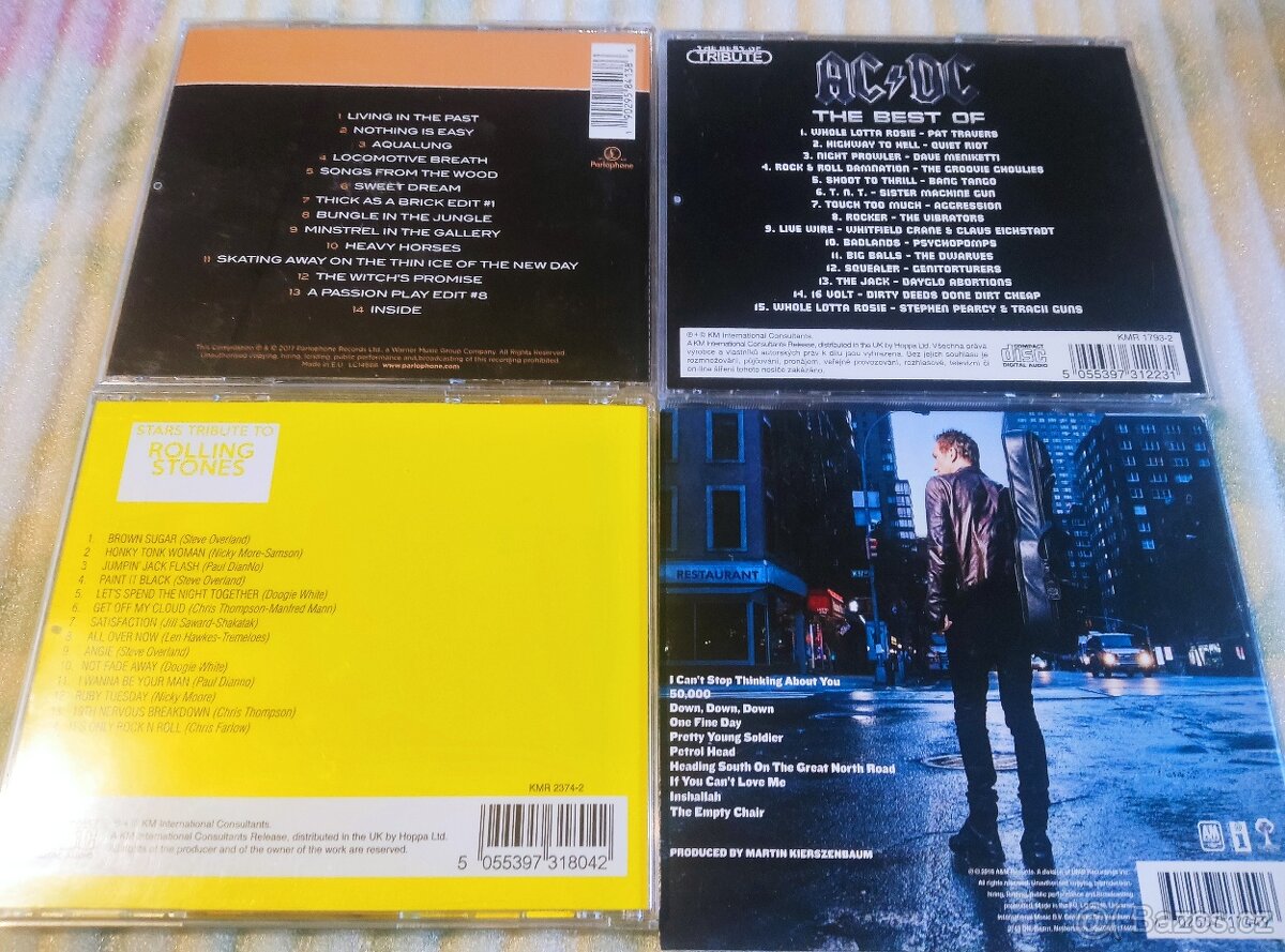 Cd - Jethro Tull , AC/DC , R. Stones , Sting - 2